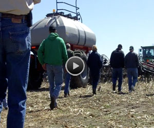 Cross Slot seed drill video poster image.